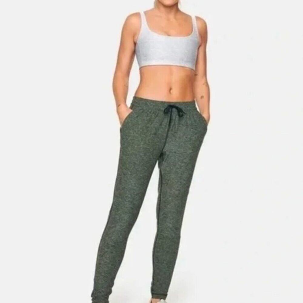 Outdoor Voices Women’s Green Cloudknit Slim Sweatpants Size XS